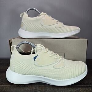 Vessi Everyday Move Womens Size 9 Lace Up Waterproof Shoes Sneaker Linen Beige